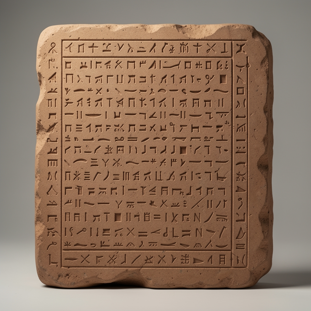 Tablilla de arcilla babilónica antigua con inscripciones cuneiformes relacionadas a la astrología